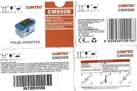 Pulse Oximeter - CONTEC | PDF