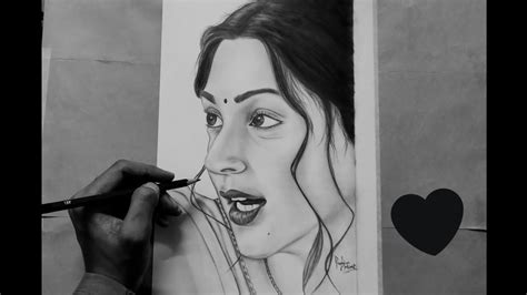 How To Draw Kiara Advani Pencil Sketch Tutorial Outl - vrogue.co