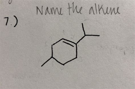 Solved Name the alkine 7) | Chegg.com