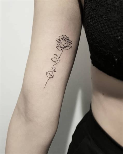 One Line Tattoos | 34 Continuous Line Tattoos That Are as Beautiful as They Are Simple ...