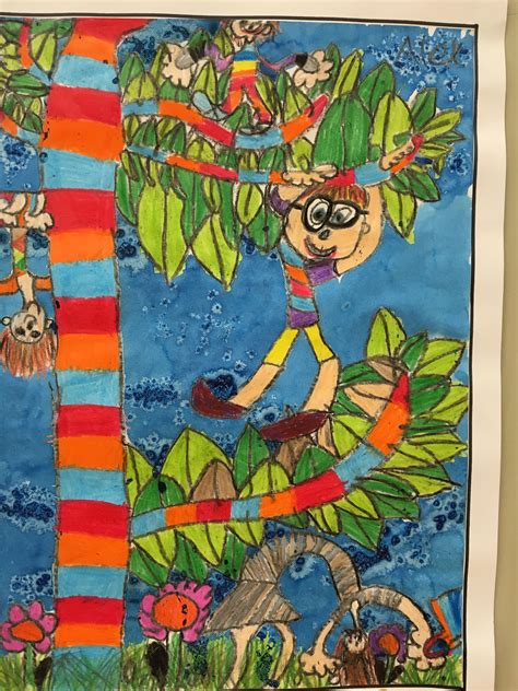 Grade 2 art에 있는 Sue Jackson Moss님의 핀 | 중학교 미술, 그림, 초등학교 미술