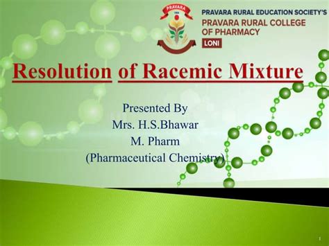 Resolution of racemic mixture hsb | PPT