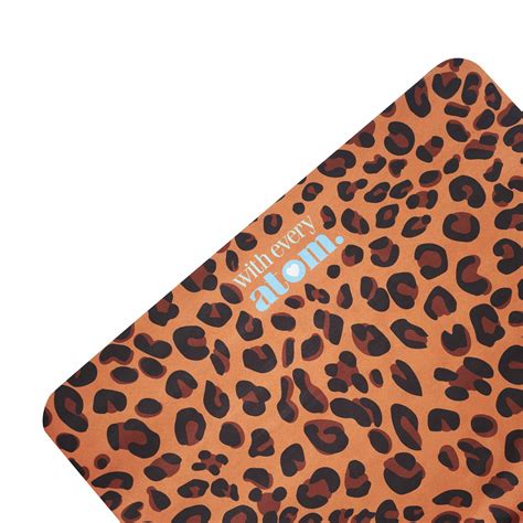 Leopard Print Yoga Mat with Anti-Slip Technology - Bioenergy Products