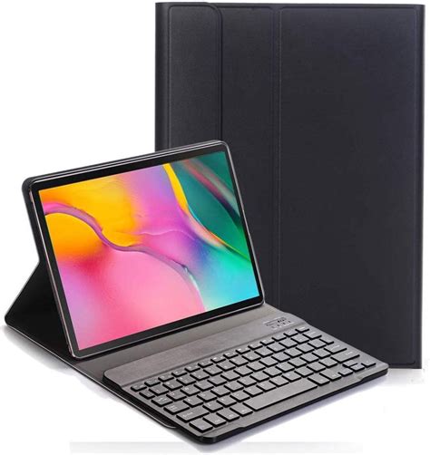 Smart Cover Bluetooth Keyboard Book Case Hoes Voor Samsung Galaxy Tab ...