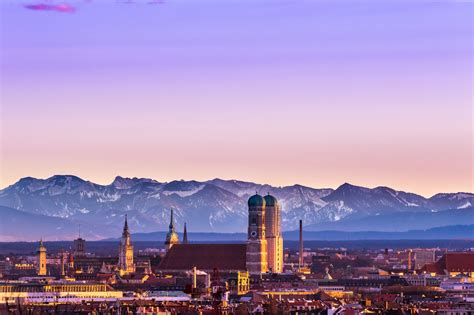 Munich Alps sunset - maximize