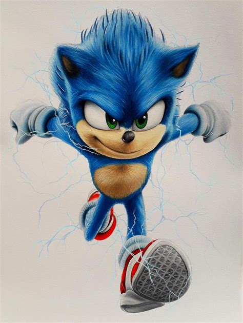 PRINT of Sonic Drawing 2020 | Etsy | Disegni animati, Idee per ...