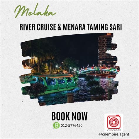 Melaka River Cruise & Menara Taming Sari, Tickets & Vouchers, Local Attractions and Transport on ...