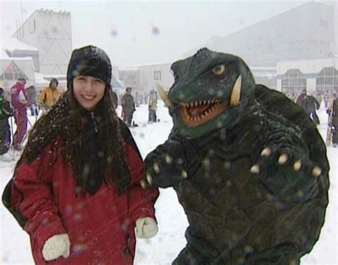 Gamera hangs out with his co-star on location for GAMERA VS LEGION ...