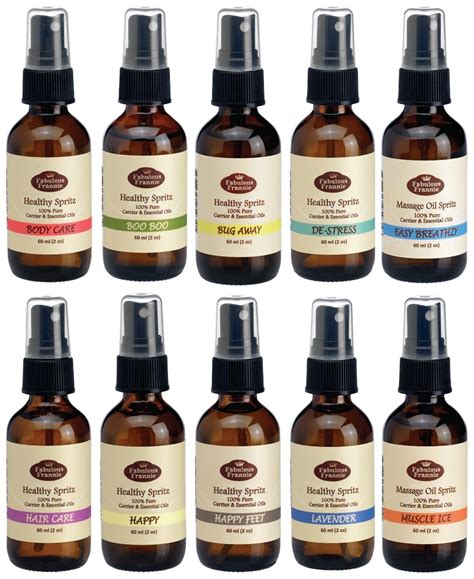 Heathly Massage Oils Spray Variety Pack Aromatherapy - Massage Spritz - Kits & Gift Sets ...