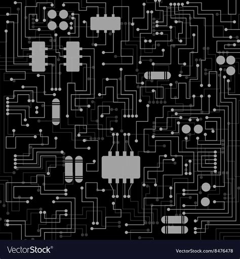 Abstract circuit board texture Royalty Free Vector Image