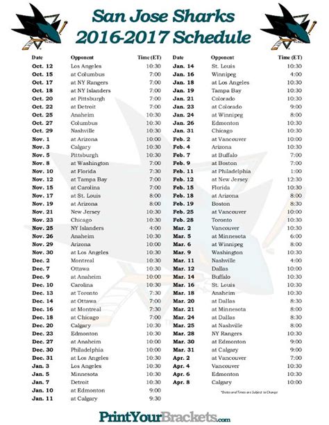 San Jose Sharks 2024 Schedule - Kelli Ameline