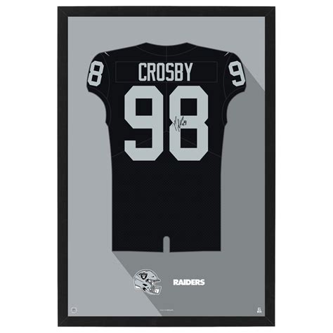 Las Vegas RaidersMaxx Crosby Jersey Print - For The Deep Rooted Fan ...