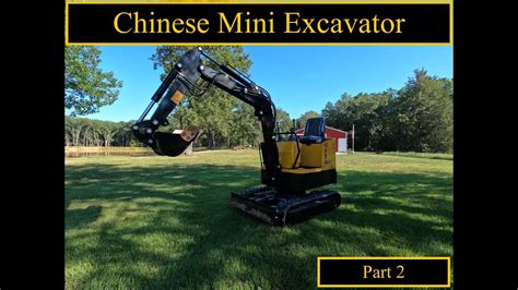 Chinese Mini Excavator Part 2!!! - YouTube