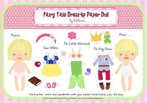 Free Printable Fairy Tale Paper Dolls - Living Locurto