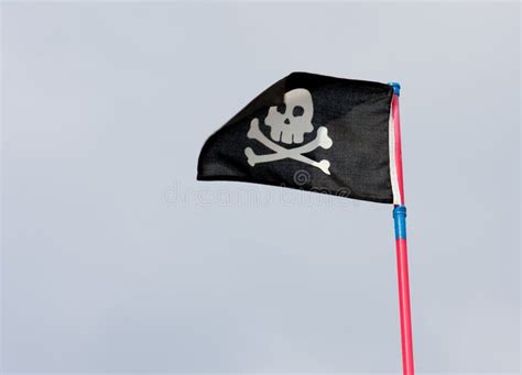 Black pirate flag stock image. Image of fabric, skeleton - 15403985