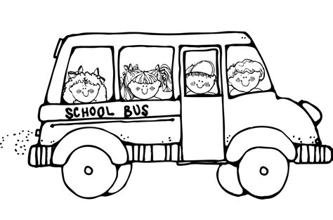 Free Printable School Bus Coloring Pages For Kids