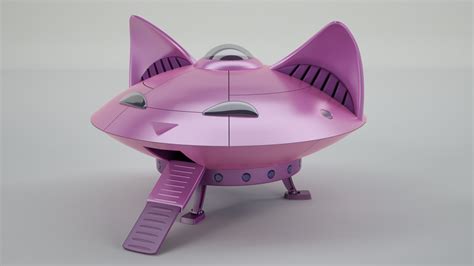 spaceship cat Futurama by BrOncO3D on DeviantArt