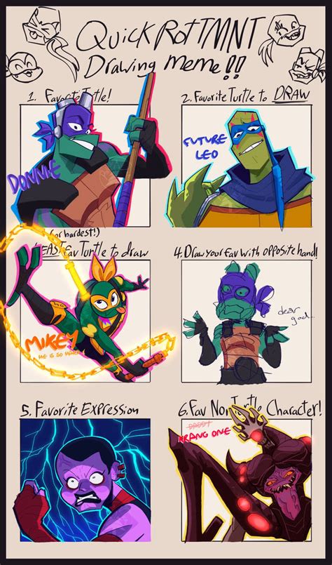 Rottmnt Drawing Meme! by CancerousVillain on DeviantArt