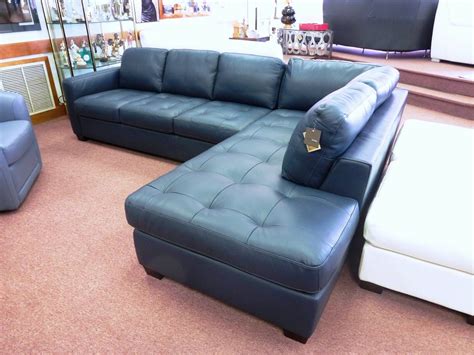 Best 15+ of Blue Leather Sectional Sofas