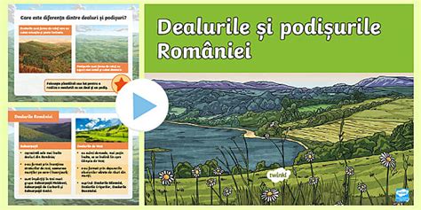 Dealurile și podișurile României - Prezentare PowerPoint