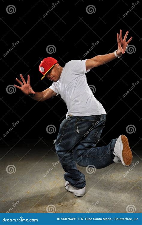 African American Hip Hop Dancer Stock Image - Image of lightning ...