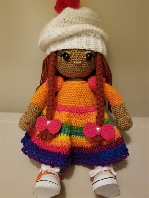 Crochet Doll Crochet Toy Crochet Girl Custom-made Baby | Etsy | Crochet ...