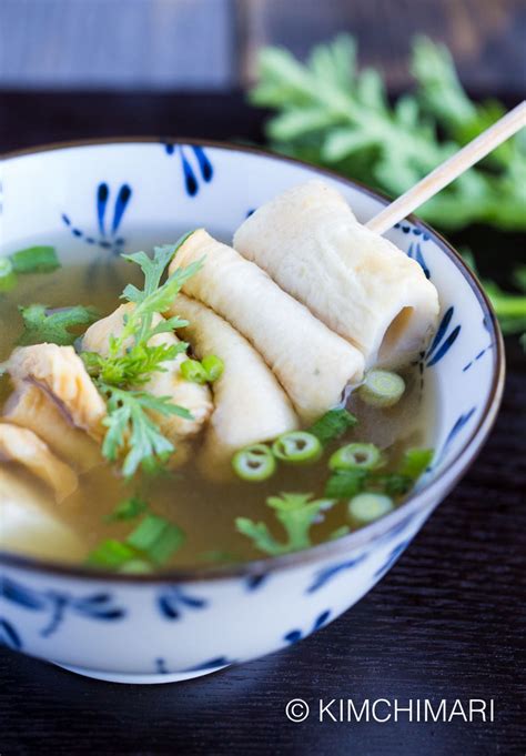 Fish Cake Soup (Odeng Soup aka Eomuk Guk) | Kimchimari