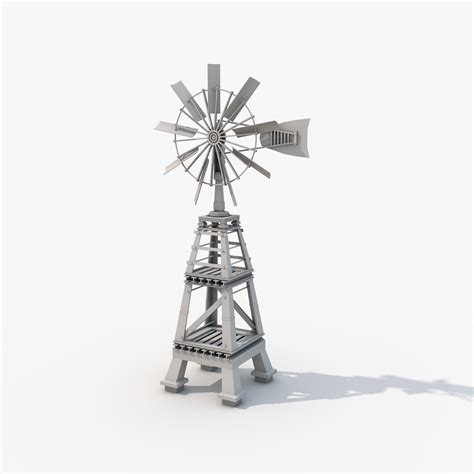 Windmill 3D Model $39 - .c4d .obj - Free3D