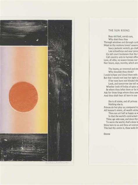 The Sun Rising - John Donne - Government Art Collection