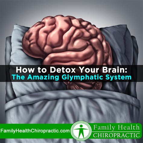 How To Clean & Detox Your Brain: The Amazing Glymphatic System | Family Health Chiropractic