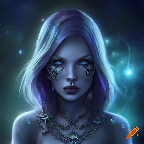 Beautiful celestial female fantasy character
