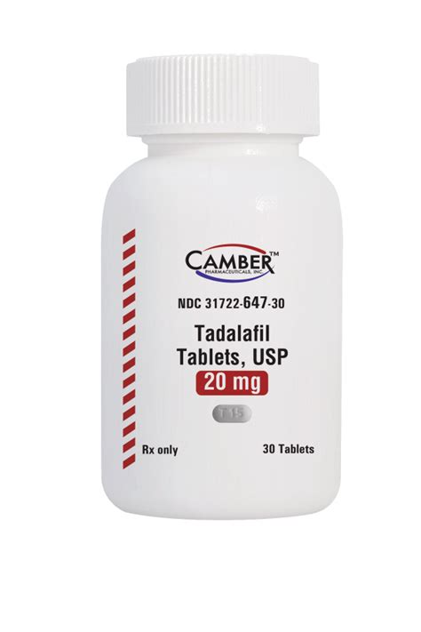 Tadalafil – Camber Pharmaceuticals