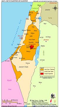 Current Map Of Just Israel