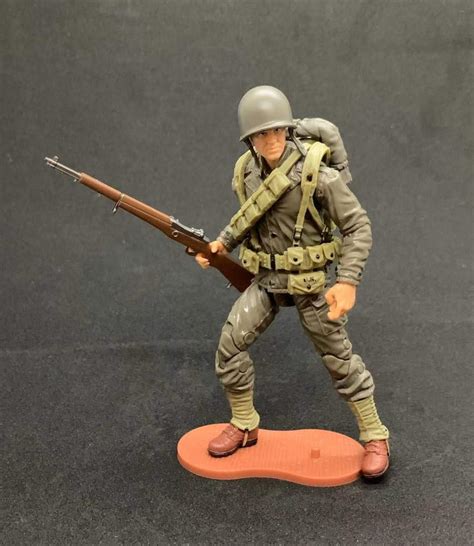 MTF WWII - Deluxe US ARMY RIFLEMAN with Gear - 1:18 Scale Marauder Task Force Action Figure