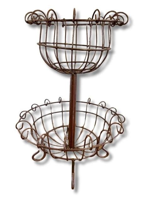 Basket- Plant Stand-Two Tier - Garden Adventures Nursery