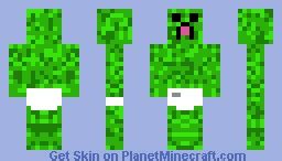 Baby Creeper Minecraft Skin