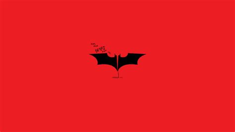 Batman Logo Minimalist 4k Wallpaper 4K