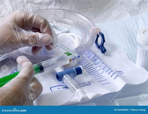 Catheter Lubrication stock photo. Image of urology, object - 36555830