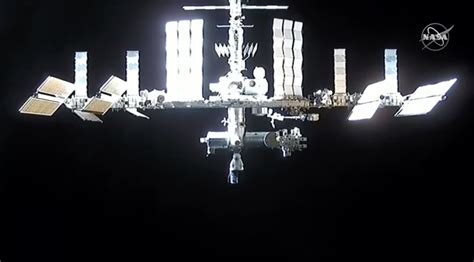 Two SpaceX spacecrafts docked to International Space Station as Dragon ...