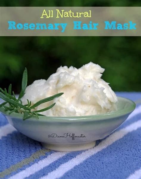 Easy DIY Rosemary Hair Mask for Dry Hair - Suburbia Unwrapped