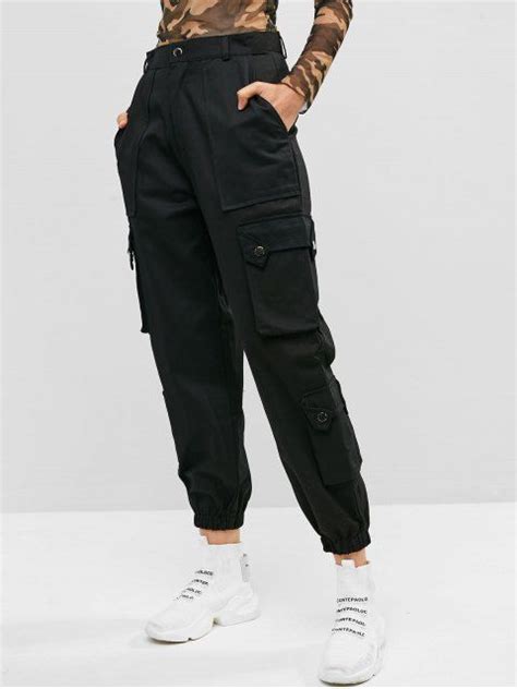 Boyish Pockets Solid Color Cargo Jogger Techwear Pants ARMY GREEN BLACK | Casual outfits, Pants ...