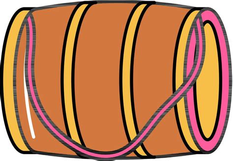 Colorful Musical Drum Dhol Flat Icon. 24471759 Vector Art at Vecteezy