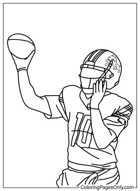 18 Detroit Lions Coloring Pages - ColoringPagesOnly.com