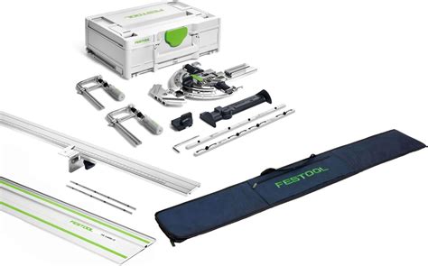 Festool 577157 Guide Rail Accessory Kit With 55-in Guide Rail, Guide Extension And Tote Bag