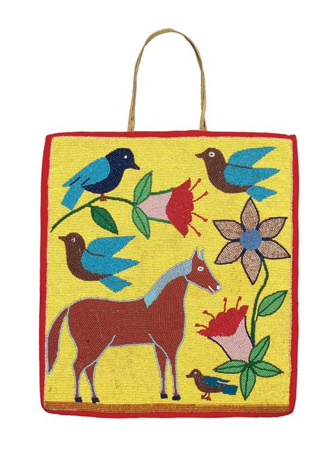 Unknown Yakama artist, Beaded flat bag, c. 1935; Yakima Valley Museum, Yakima, WA | Beaded bags ...