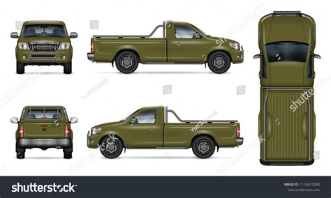 1,149 Pick Truck Back View Images, Stock Photos & Vectors | Shutterstock