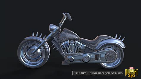 Ghost Rider Vehicles - Marvel's Midnight Suns — polycount