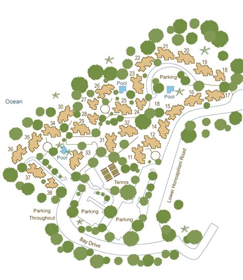 Kapalua Golf Villas Map