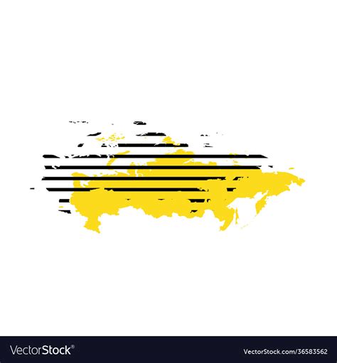 Russia - country silhouette Royalty Free Vector Image