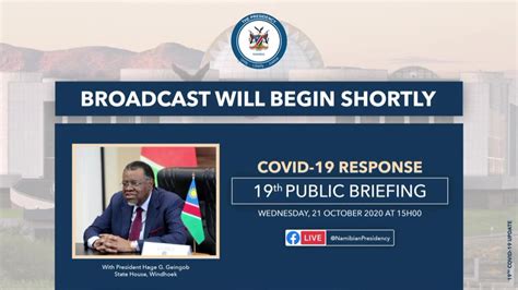 NBC Digital News - 19th COVID-19 PUBLIC BRIEFING BY PRESIDENT HAGE G ...